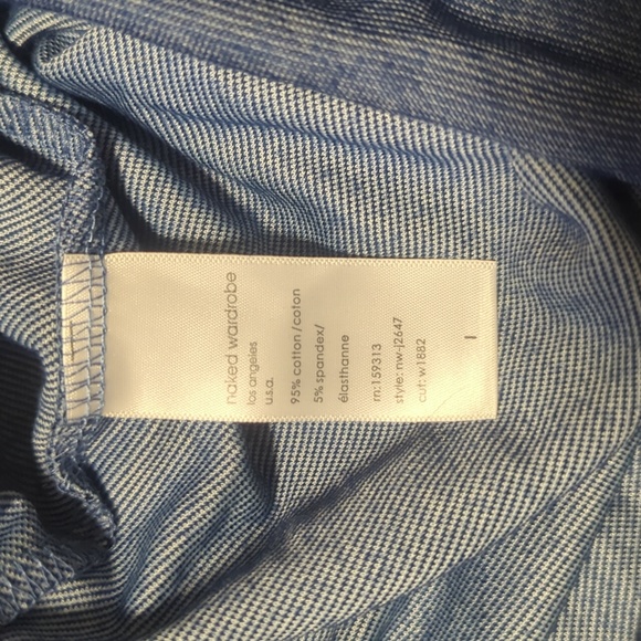 NWT Naked Wardrobe denim romper - Picture 9 of 12